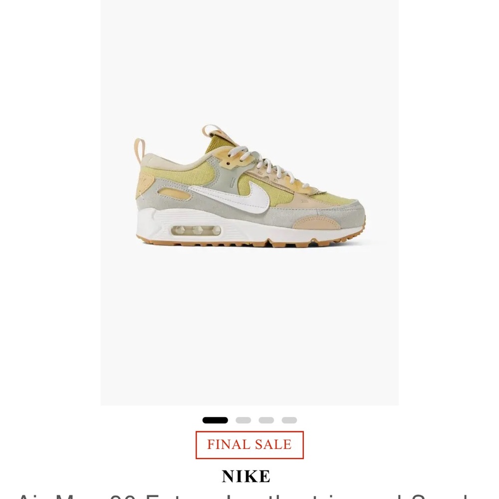 Nike Air Max 90 Sneakers - Beige and Gray